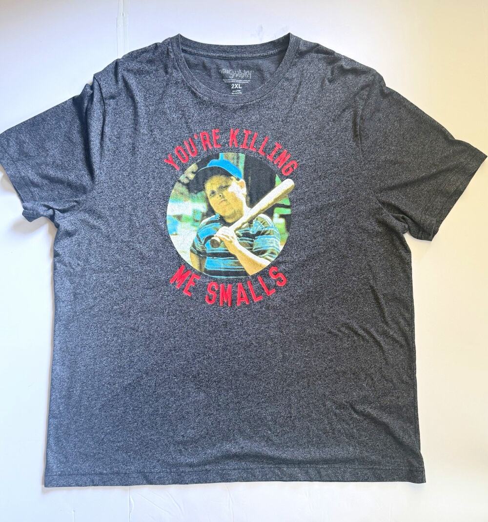 The Sandlot You’re Killing Me Smalls T-Shirt Men’s 2XL Gray Ham Porter Movie Tee